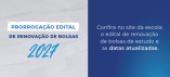 Aberto o edital de renovação de Bolsas de Estudo 2027